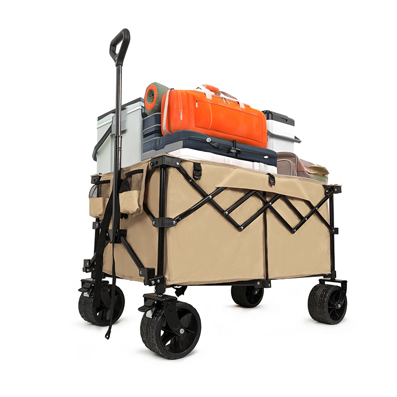 عربة ممتدة متعددة الأغراض بعجلات قابلة للطي