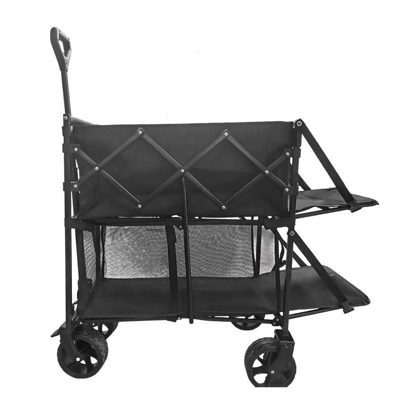 عربة ذات طابقين قابلة للطي