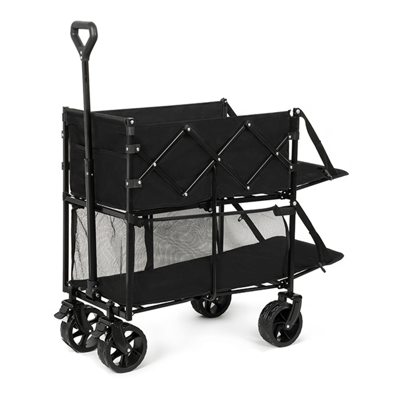 عربة تحميل خلفية خارجية ذات طابقين